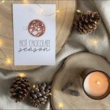 Hot Chocolate Season New Autumn 2021 Seasonal Wall Home Decor Print by WinsterCreations™ Official Store