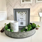 Wifi It's On The House Greenery Wifi QR Scan Home Wall Decor Print by WinsterCreations™ Official Store