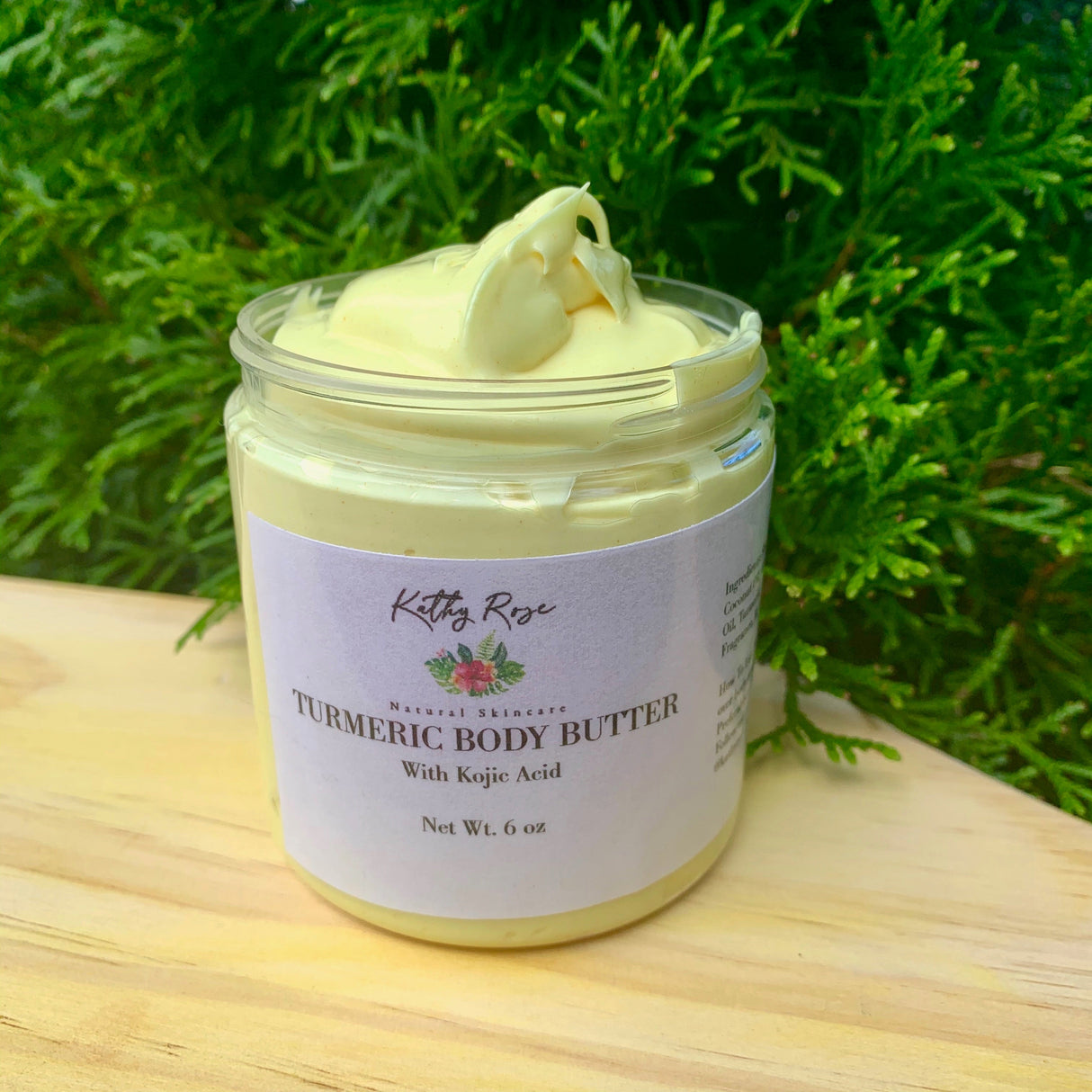 Turmeric & Kojic Body Butter by KathyRoseNaturals