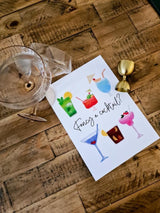 Fancy A Cocktail? Summer Seasonal Alcohol Wall Home Decor Print by WinsterCreations™ Official Store