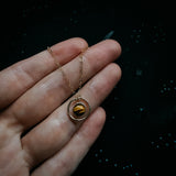 Rings of Saturn Mini Necklace by Yugen Handmade