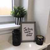 So Fresh And So Clean Clean Bathroom Wall Decor Print by WinsterCreations™ Official Store