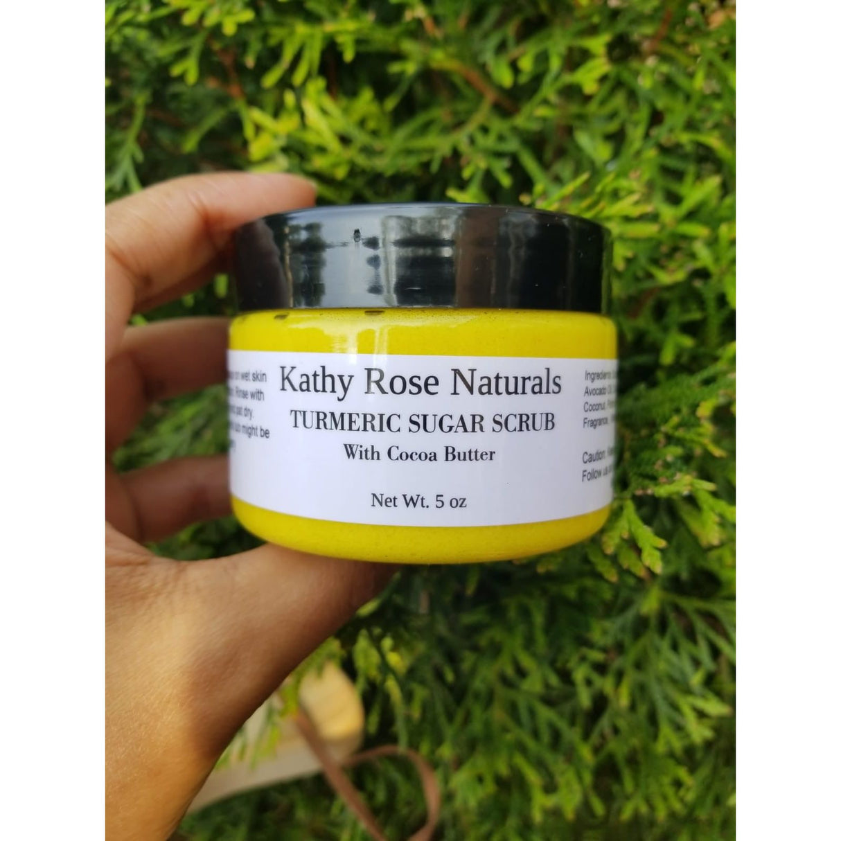 Turmeric Face & Body Exfoliating Scrub by KathyRoseNaturals