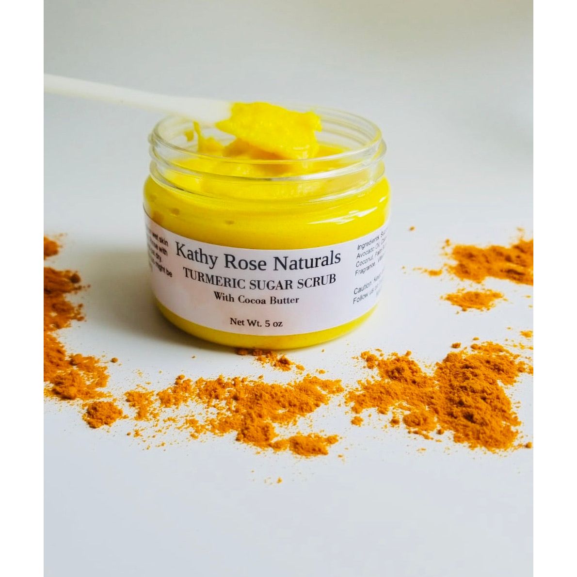 Turmeric Face & Body Exfoliating Scrub by KathyRoseNaturals