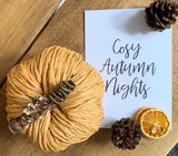 Cosy Autumn Nights Autumn Seasonal Wall Home Decor Print by WinsterCreations™ Official Store