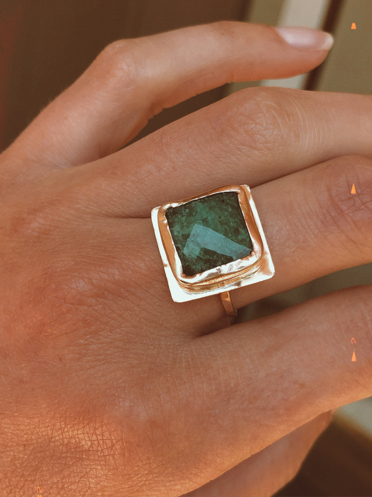 The Emerald Ring by Toasted Jewelry