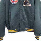 Vintage 1984 San Diego SD Chargers Chalk Line Satin Bomber Jacket with Silver Anniversary Patch - XXL by Rad Max Vintage