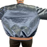 Vintage 1980s Chicago Bears Chalk Line Satin Bomber Jacket - XL by Rad Max Vintage