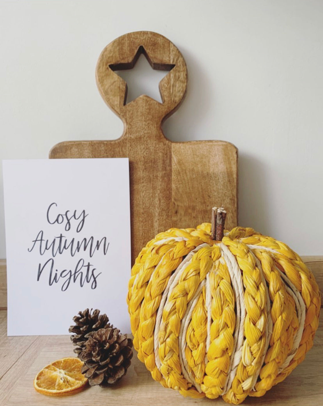 Cosy Autumn Nights Autumn Seasonal Wall Home Decor Print by WinsterCreations™ Official Store