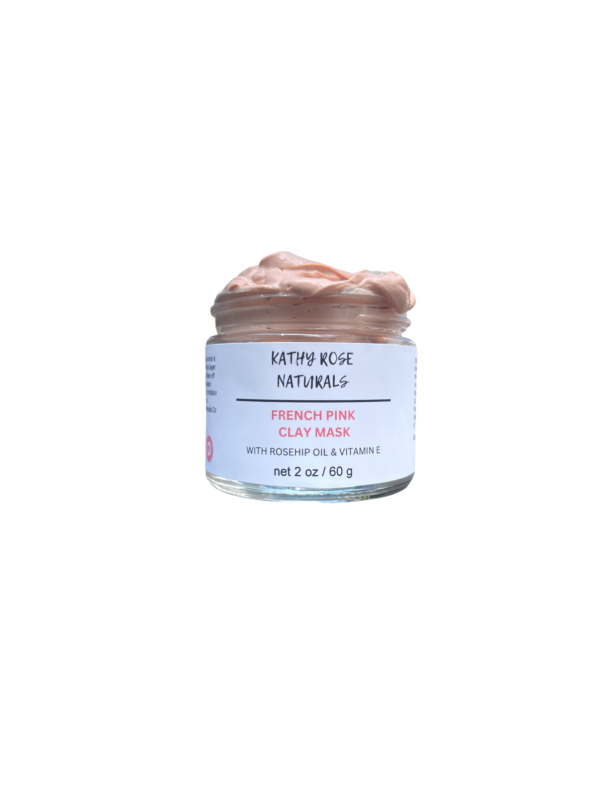 Pink Rose Clay Mask by KathyRoseNaturals