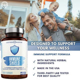 Immune Support Elderberry Capsules by Mother Nature Organics