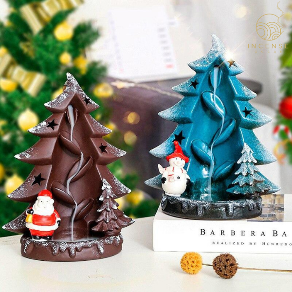 Christmas Tree Backflow Incense Burner by incenseocean