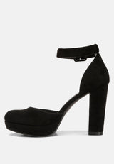 inigo interchangeable ankle strap platform sandals by London Rag