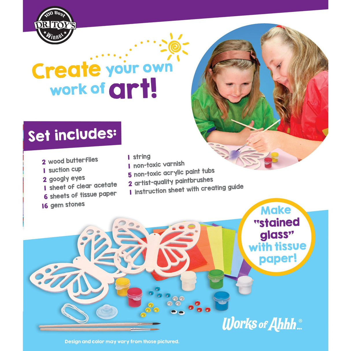 Suncatcher Wood Craft & Paint Kit by MasterPieces Puzzle Company INC