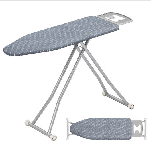 Ironing Board with Iron Rest and Removable Silver-Gray