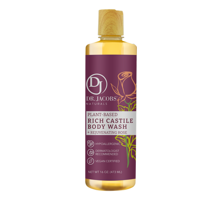 Rose Castile Body Wash by Dr. Jacobs Naturals