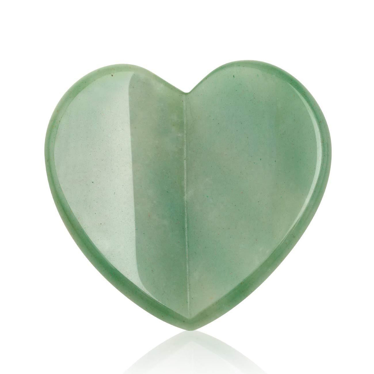 Jade Heart Facial Gua Sha Scraping Massage Tool by ZAQ Skin & Body