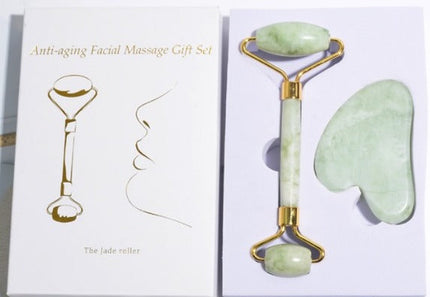 Jade Roller & Gua Sha Gift Box by BeNat