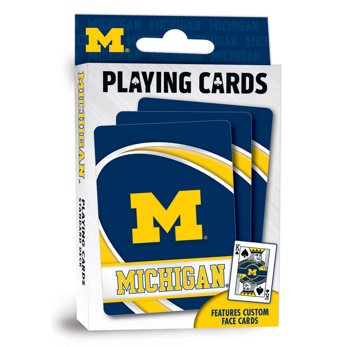 Michigan Wolverines Playing Cards - 54 Card Deck by MasterPieces Puzzle Company INC