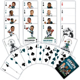 Philadelphia Eagles All-Time Greats Playing Cards - 54 Card Deck by MasterPieces Puzzle Company INC