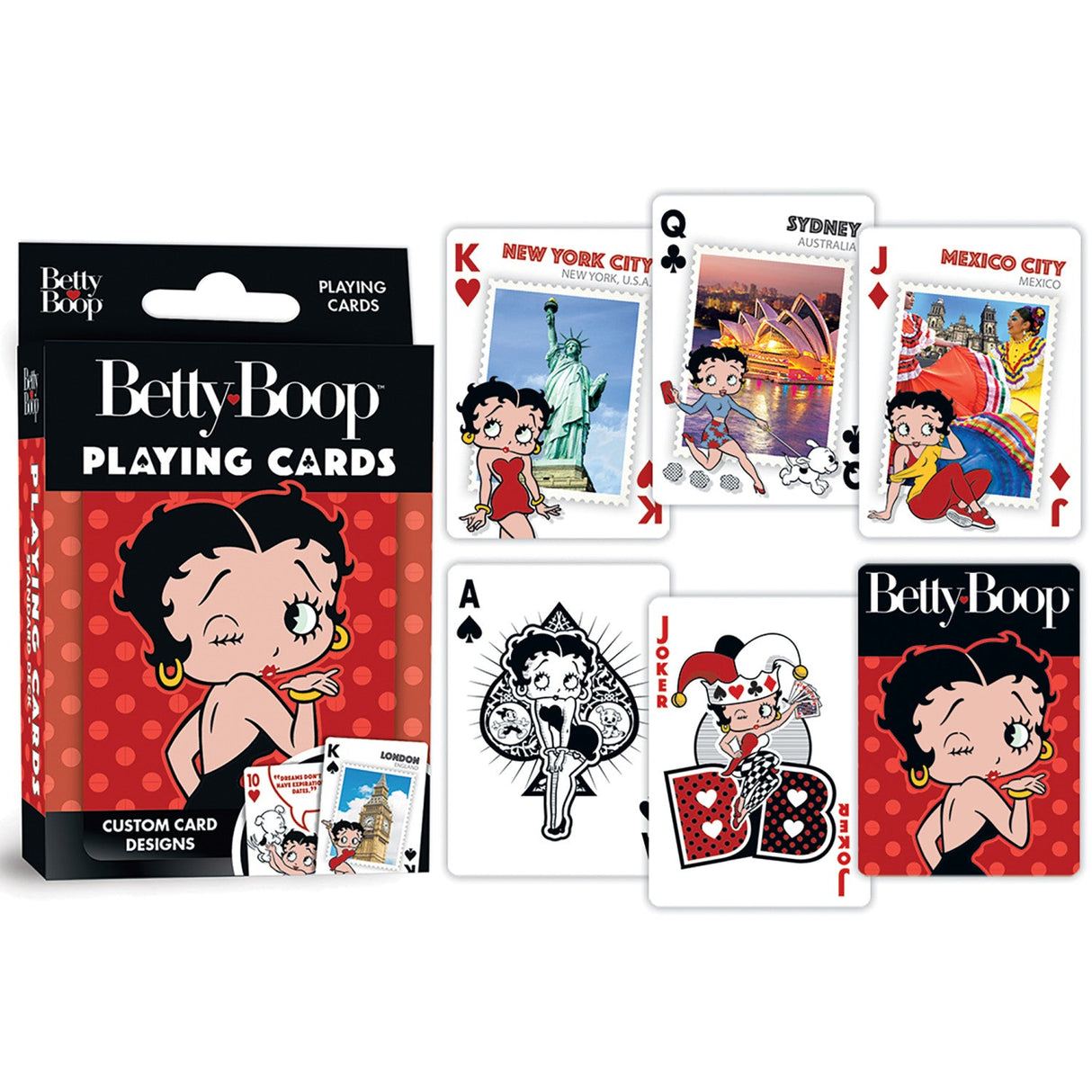 Betty Boop Playing Cards - 54 Card Deck by MasterPieces Puzzle Company INC