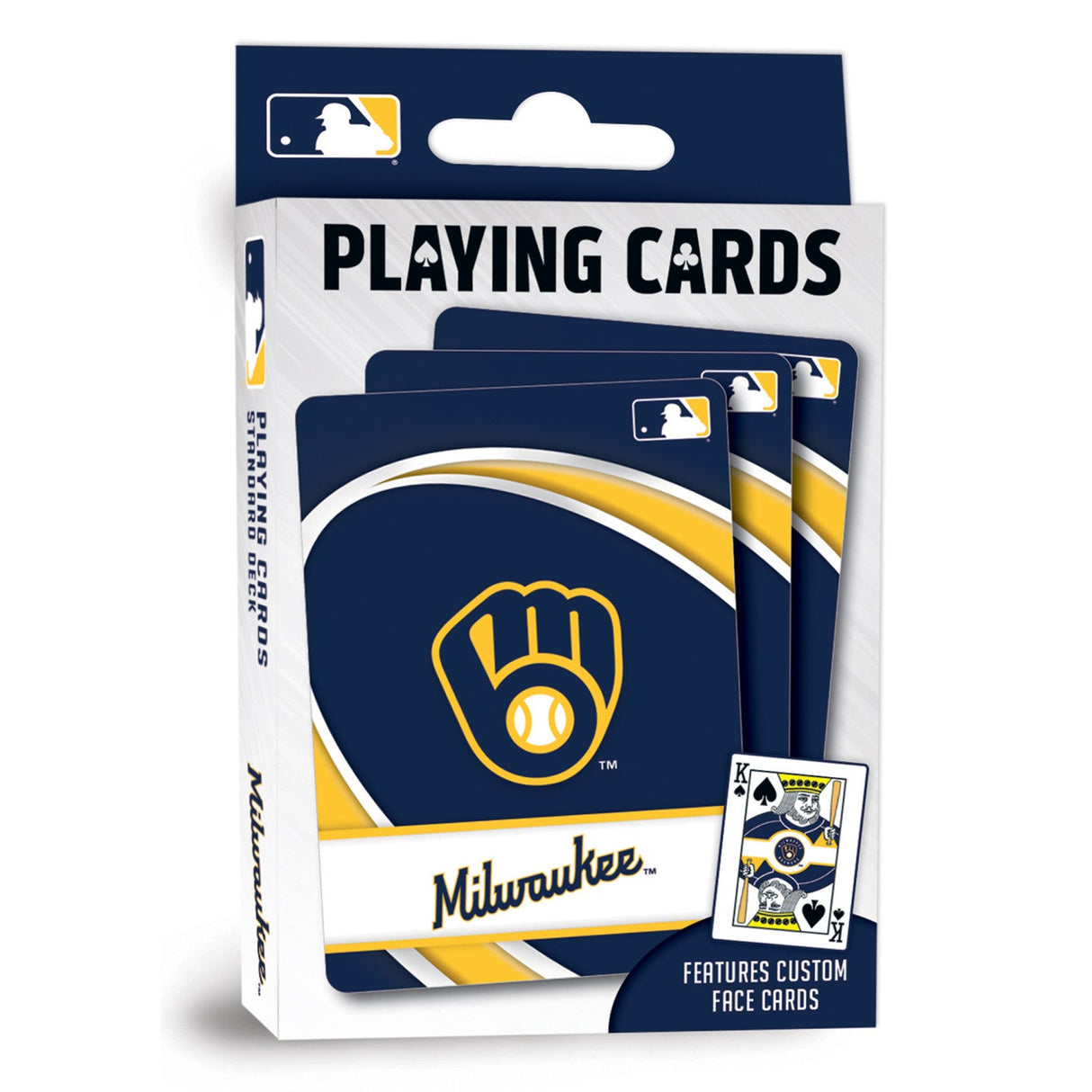 Milwaukee Brewers Playing Cards - 54 Card Deck by MasterPieces Puzzle Company INC