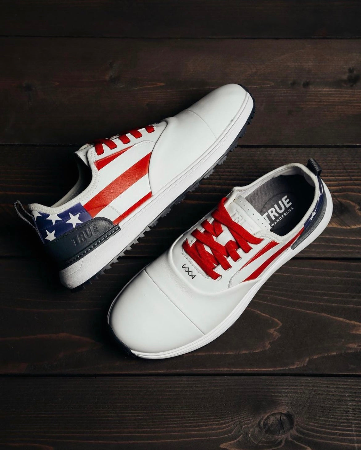 "USA" TRUE linkswear True Lux Pro Golf Shoes by Stadium Custom Kicks