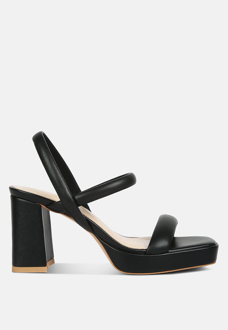 joslyn Slingback Block Heel Sandals by London Rag