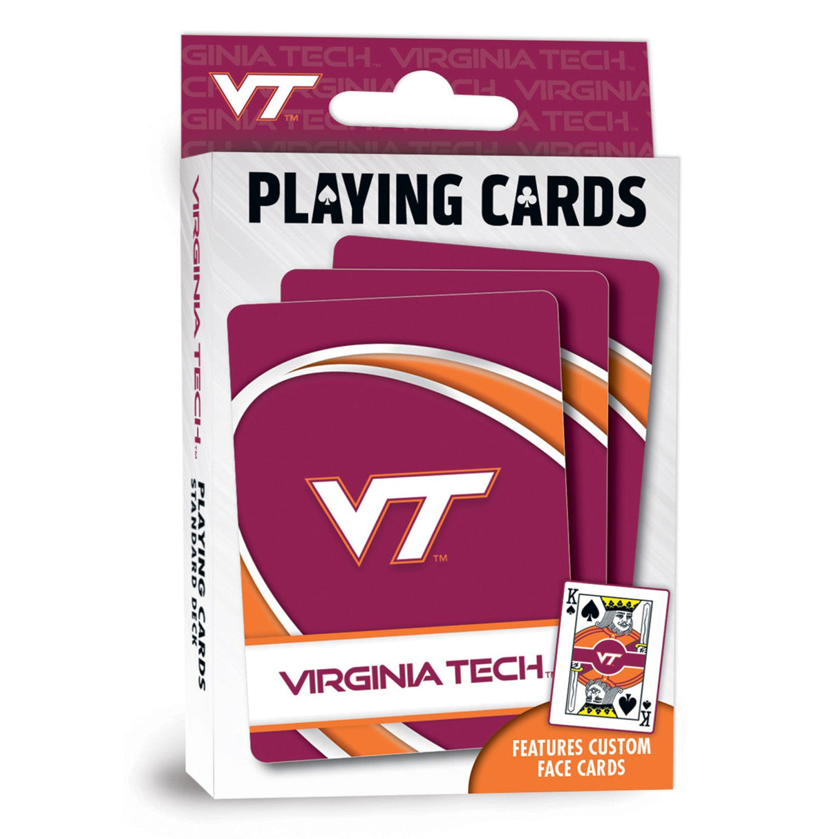 Virginia Tech Hokies Playing Cards - 54 Card Deck by MasterPieces Puzzle Company INC