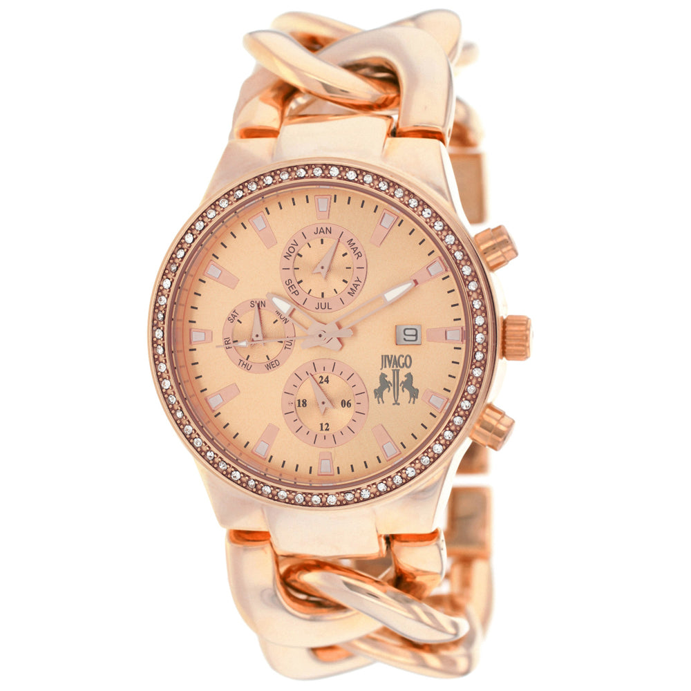 Jivago Women's Lev Rose Gold Dial Watch - JV1227 by Balec Group