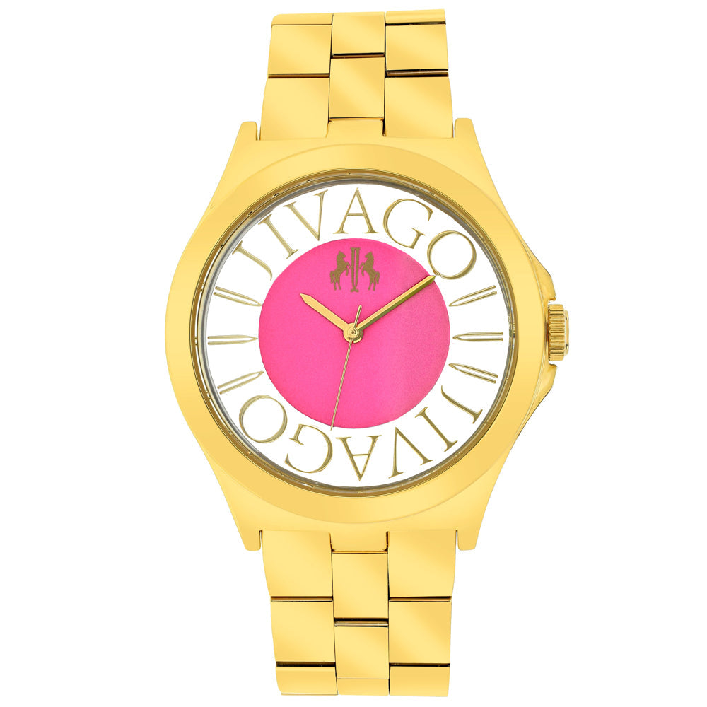 Jivago Women's Fun Pink Dial Watch - JV8413 by Balec Group