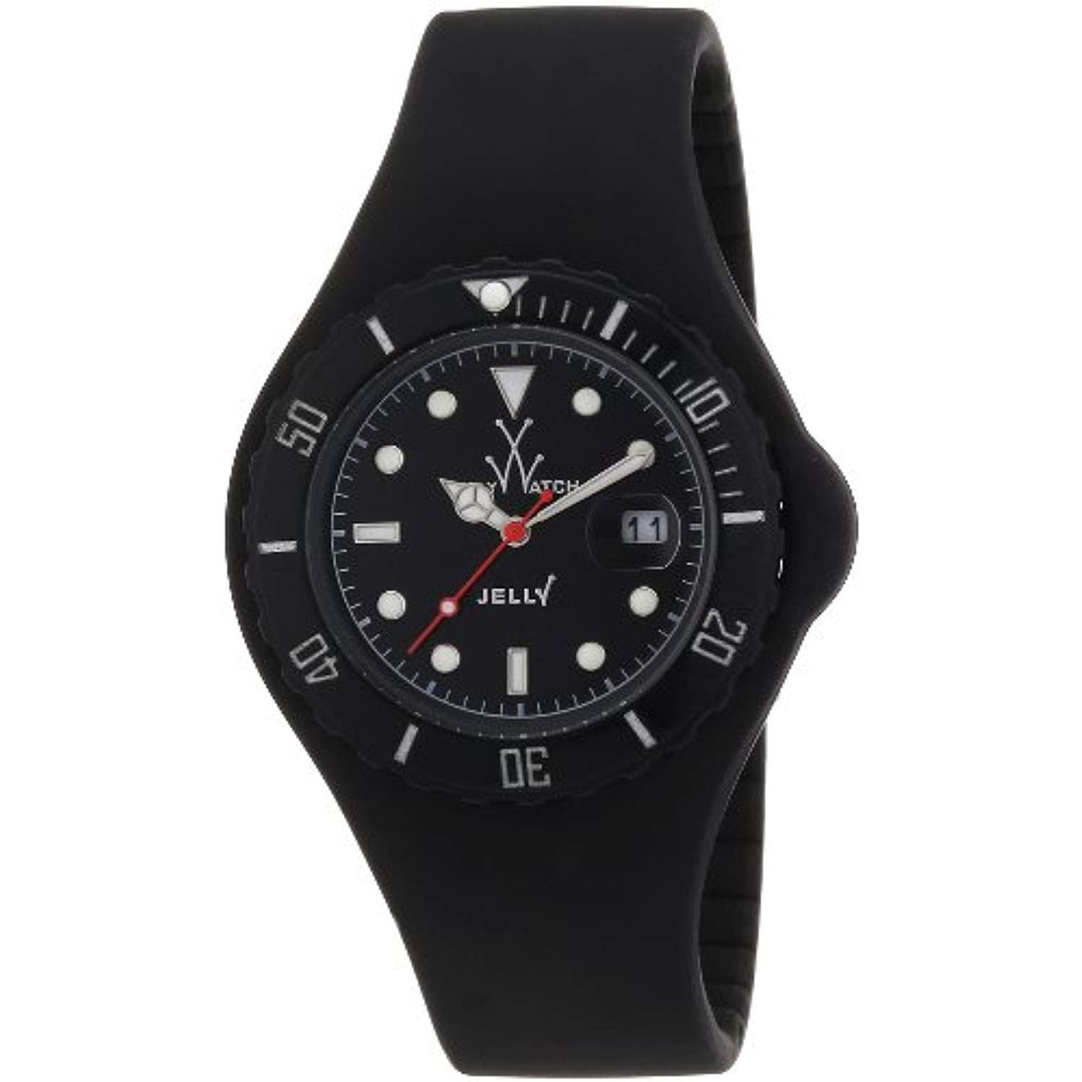 Toy Watch Men's Jelly Black Dial Watch - JY02BK by Balec Group