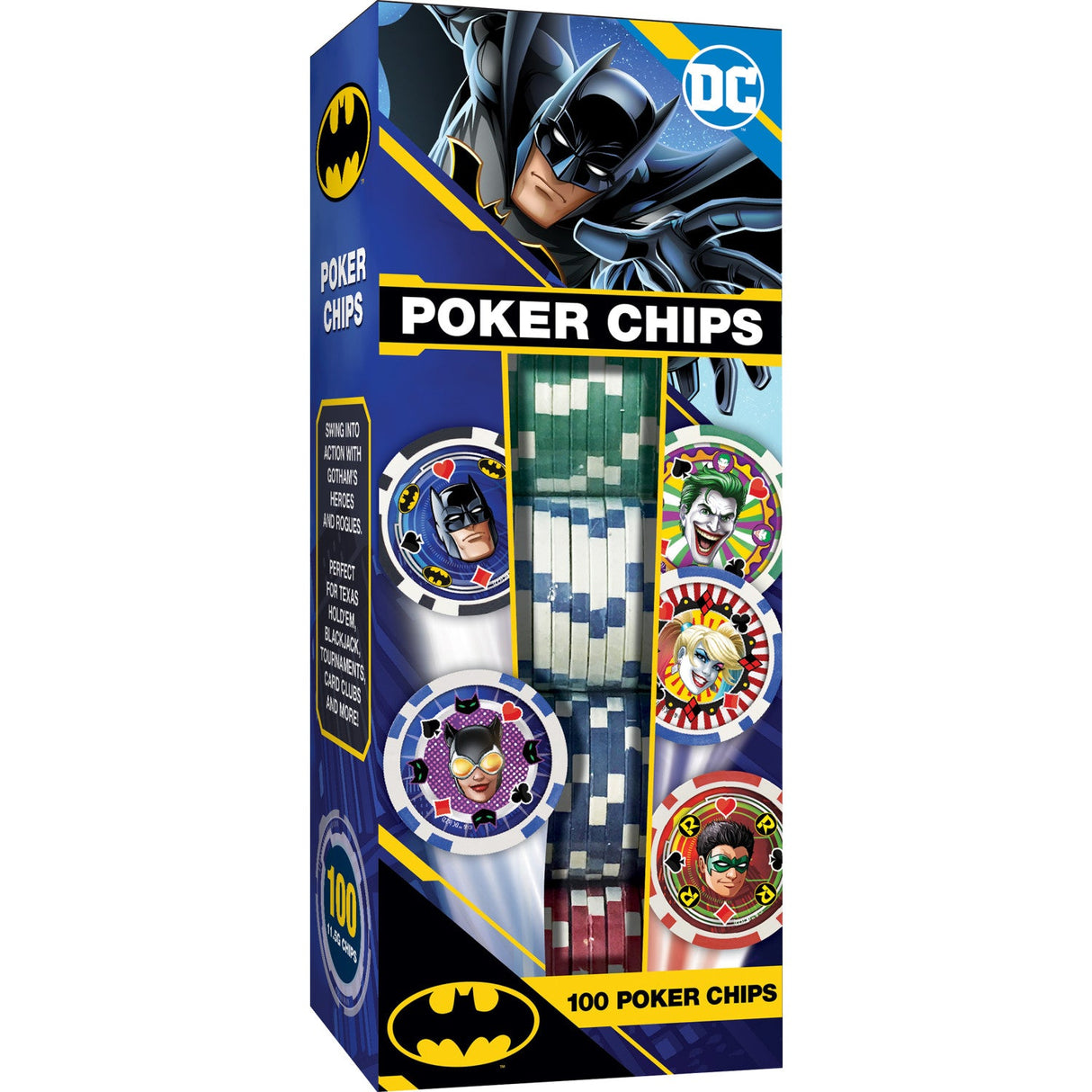 Batman 100 Piece Poker Chips by MasterPieces Puzzle Company INC