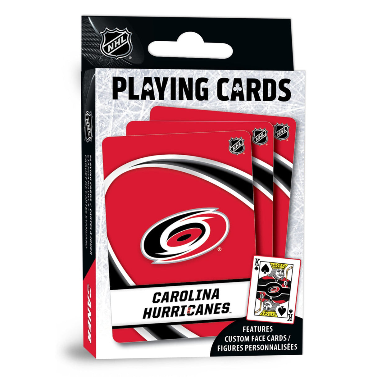 Carolina Hurricanes Playing Cards - 54 Card Deck by MasterPieces Puzzle Company INC