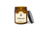 Kettle Corn Candle - Caramel, Sea Salt, Popcorn Scent by Garsnett Beacon Candle Co.