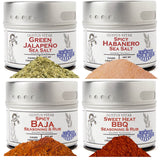 Kitchen, Cooking and Grilling Essentials – The Spicy Collection  | Set of 4 by Gustus Vitae