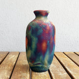 Koban Ceramic Raku Pottery Vase with Water Tube by RAAQUU