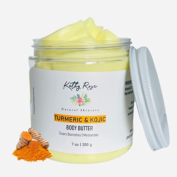 Turmeric & Kojic Body Butter by KathyRoseNaturals