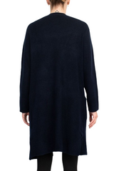 Velvet Heart Open Front Long Sleeve Ribbed Cuffs and Hem Knit Oversize Cardigan with Pockets by Curated Brands