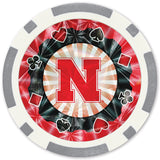 Nebraska Cornhuskers 20 Piece Poker Chips by MasterPieces Puzzle Company INC