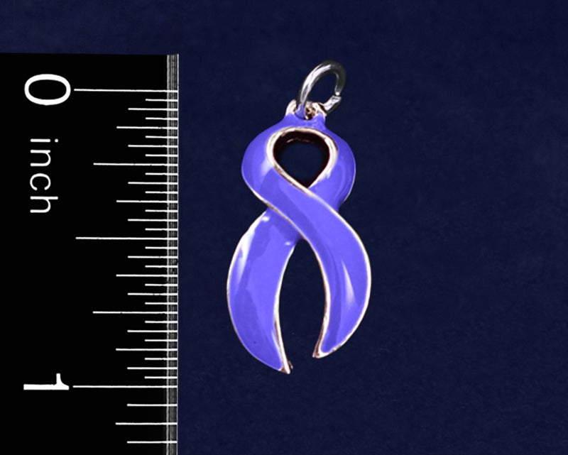 Large Periwinkle Ribbon Hanging Charms by Fundraising For A Cause