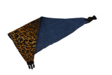 Leopard Print Reversible Dog Bandana by Uptown Pups