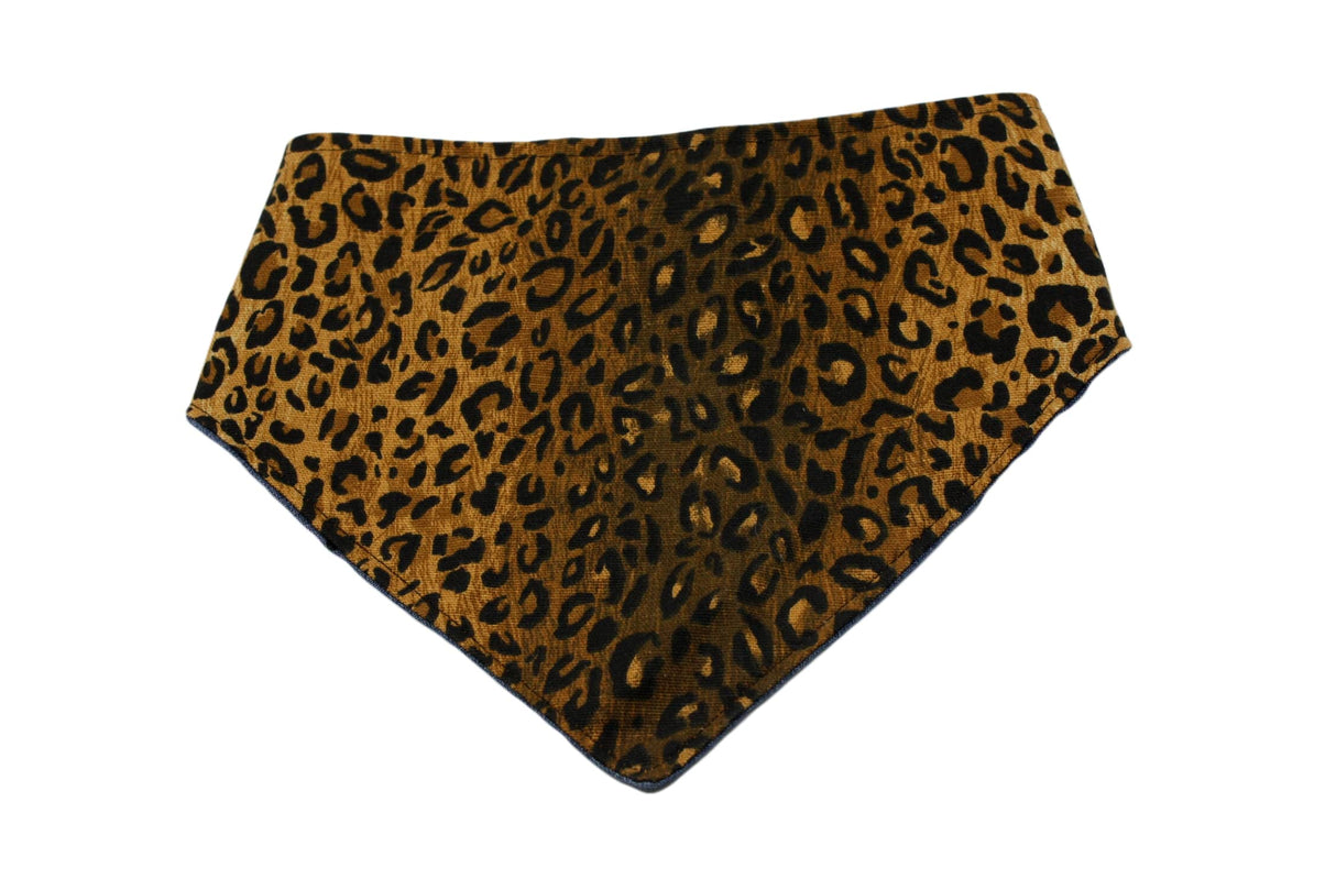 Leopard Print Reversible Dog Bandana by Uptown Pups