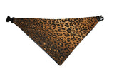 Leopard Print Reversible Dog Bandana by Uptown Pups