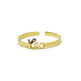 Scripted Zodiac Ring by Ellisonyoung.com