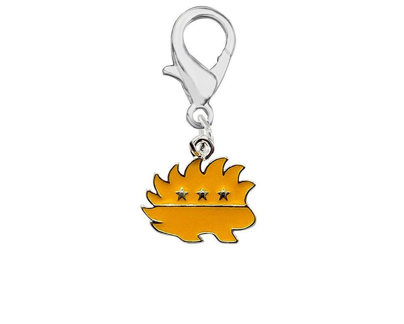 Libertarian Gold Porcupine Hanging Charms by Fundraising For A Cause