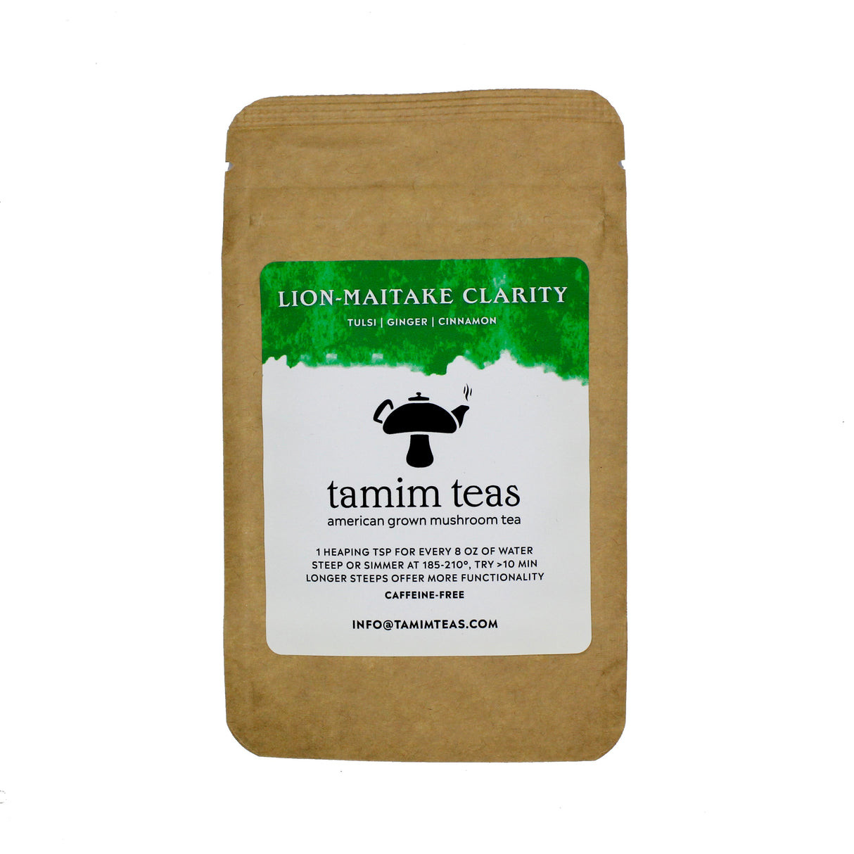 Clarity | Maitake and Lion's Mane Mushroom Tea by Tamim Teas