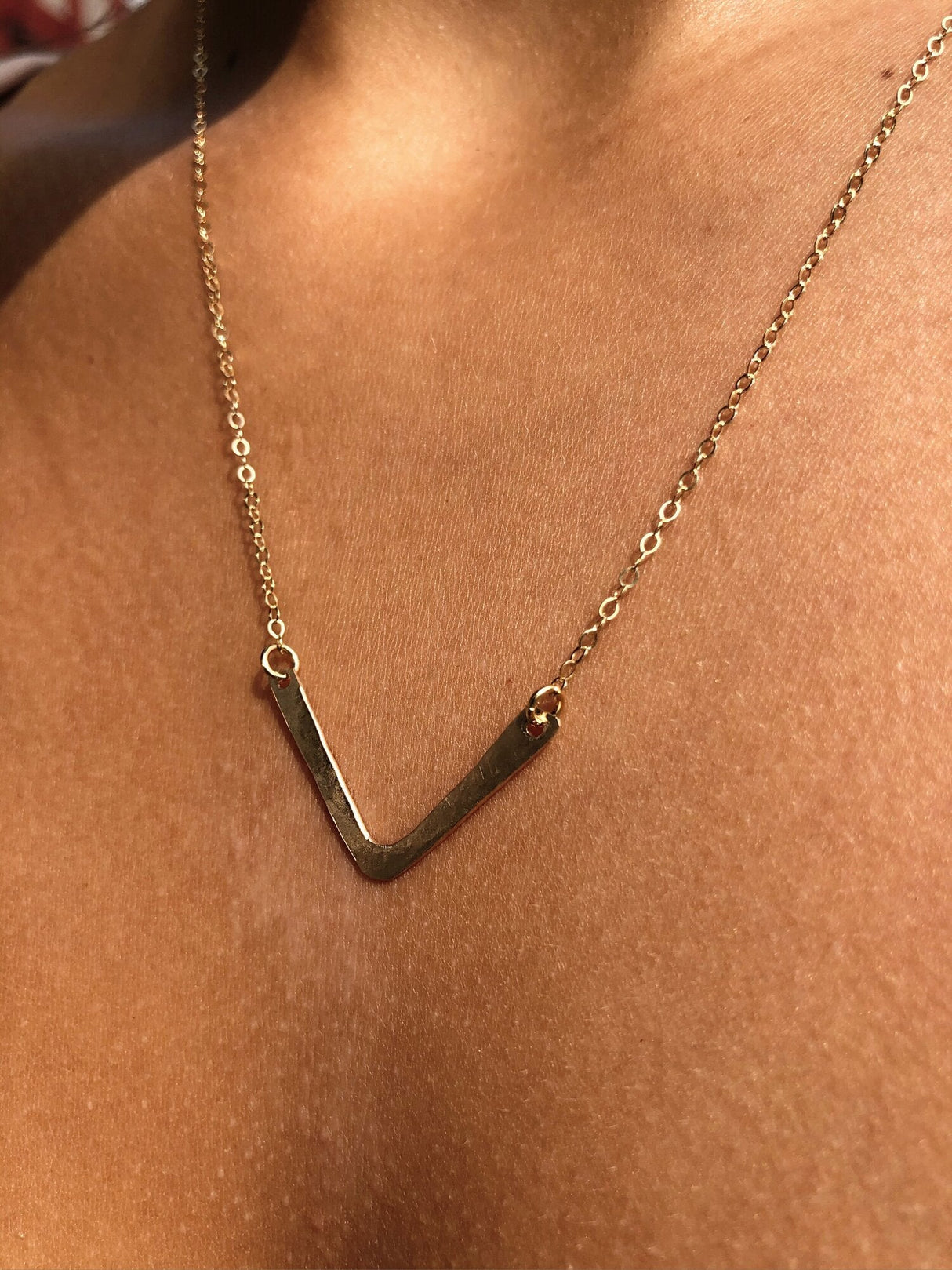 V Necklaces by Toasted Jewelry