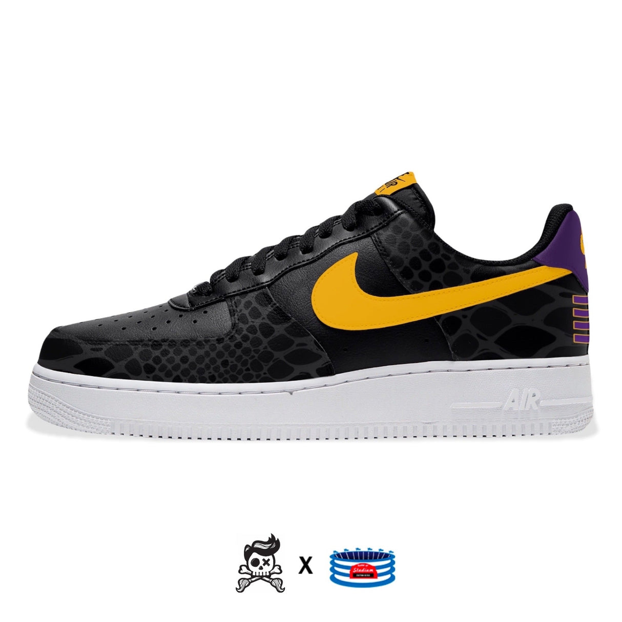 "Los Angeles" Nike Air Force 1 Low Shoes by Stadium Custom Kicks