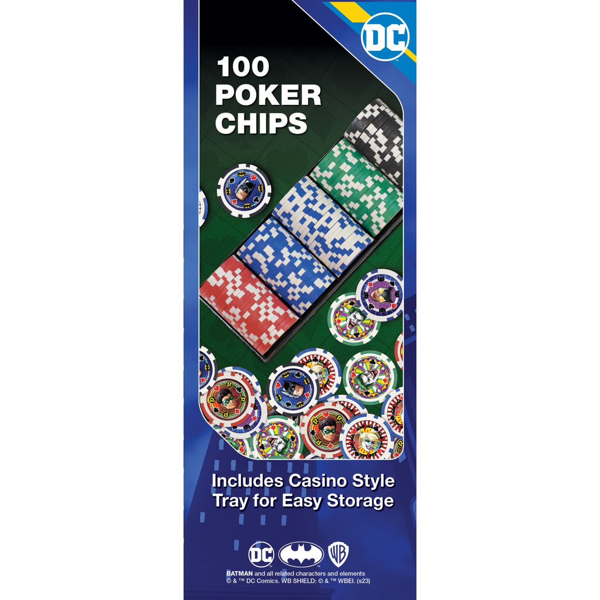 Batman 100 Piece Poker Chips by MasterPieces Puzzle Company INC